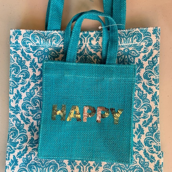 Valentine’s Day Gift Set Reusable Tote Bags 💟Flamingo & Hibiscus Variations - Picture 5 of 10